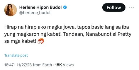 Herlene Budol’s post about mistresses resurfaces amid  .